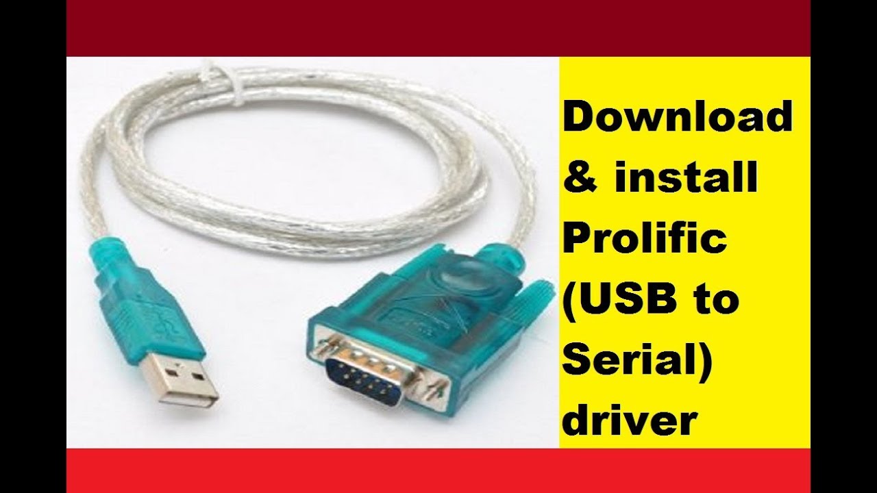 prolific usb to serial comm port download